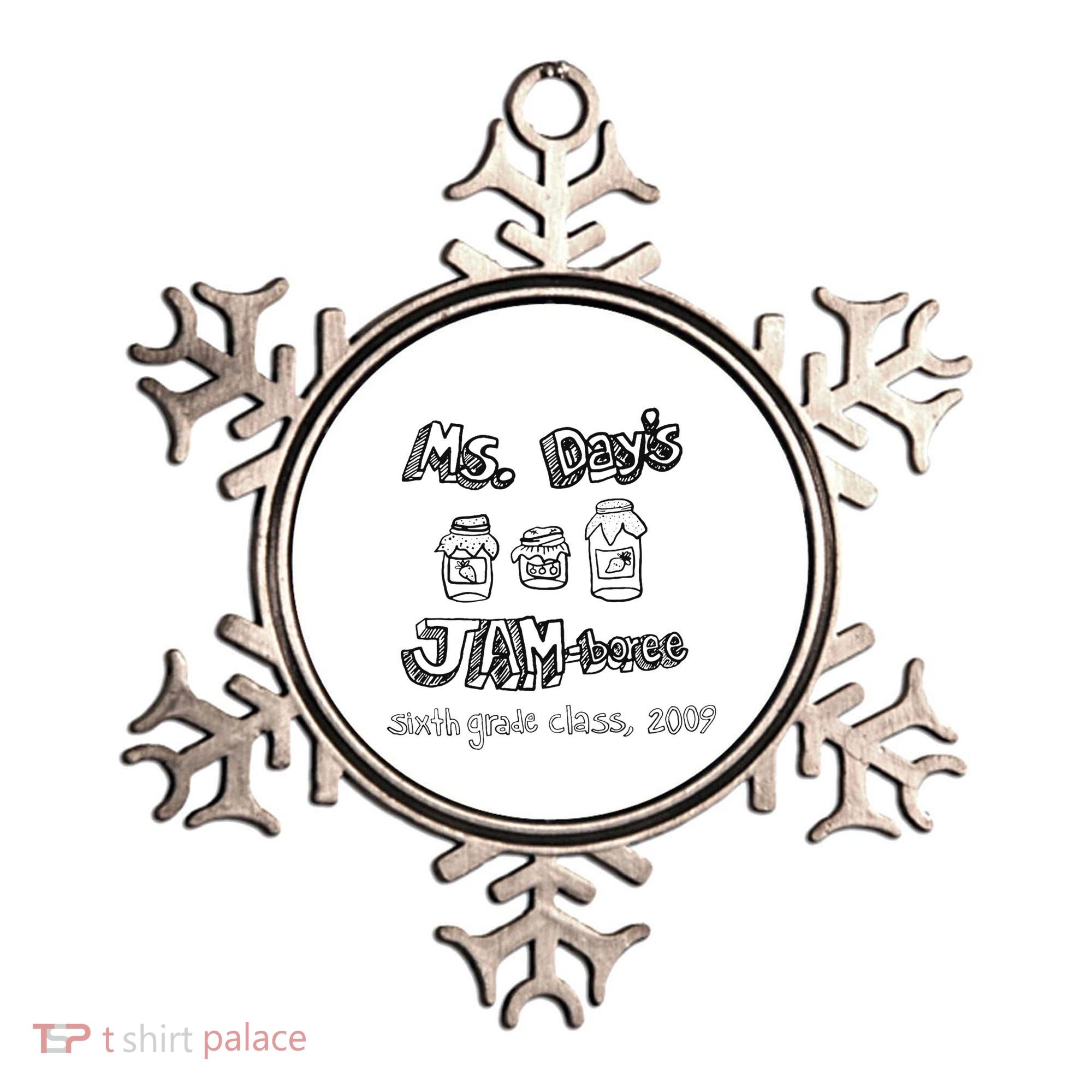 Ms. DayS Jam Boree Sixth Grade Class 2009 New Girl Funny Ornament