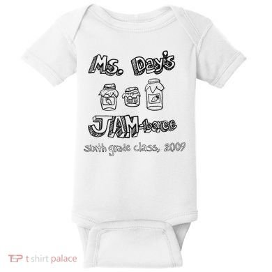 Ms. DayS Jam Boree Sixth Grade Class 2009 New Girl Funny Baby Bodysuit