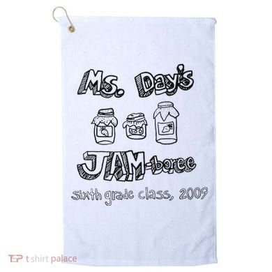 Ms. DayS Jam Boree Sixth Grade Class 2009 New Girl Funny Golf Towel