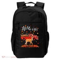 Maple Deer Leaf Fall Autumn Red Truck Gift Backpack thumb 0