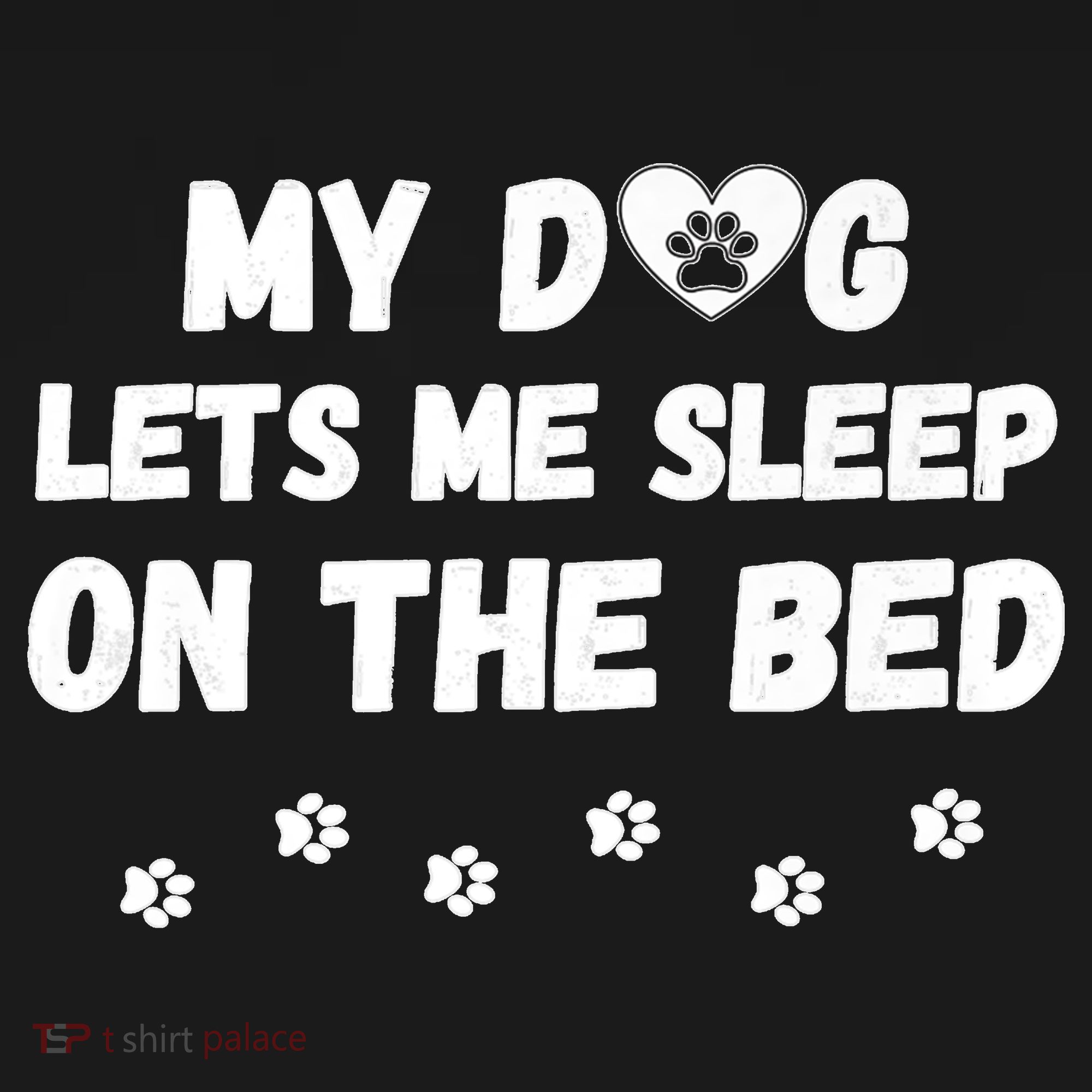 My Dog Lets Me Sleep On The Bed Funny Cute Dog Lover Premium Women's Tank Top