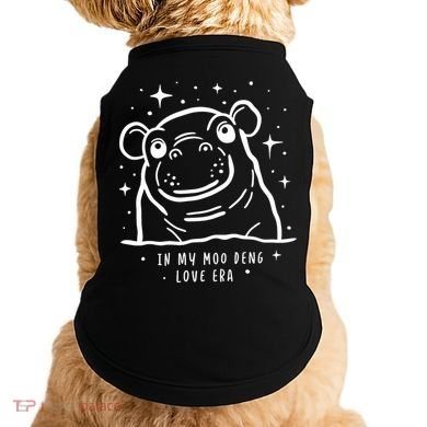 Moo Deng Love Era Minimalist Doggie Tank