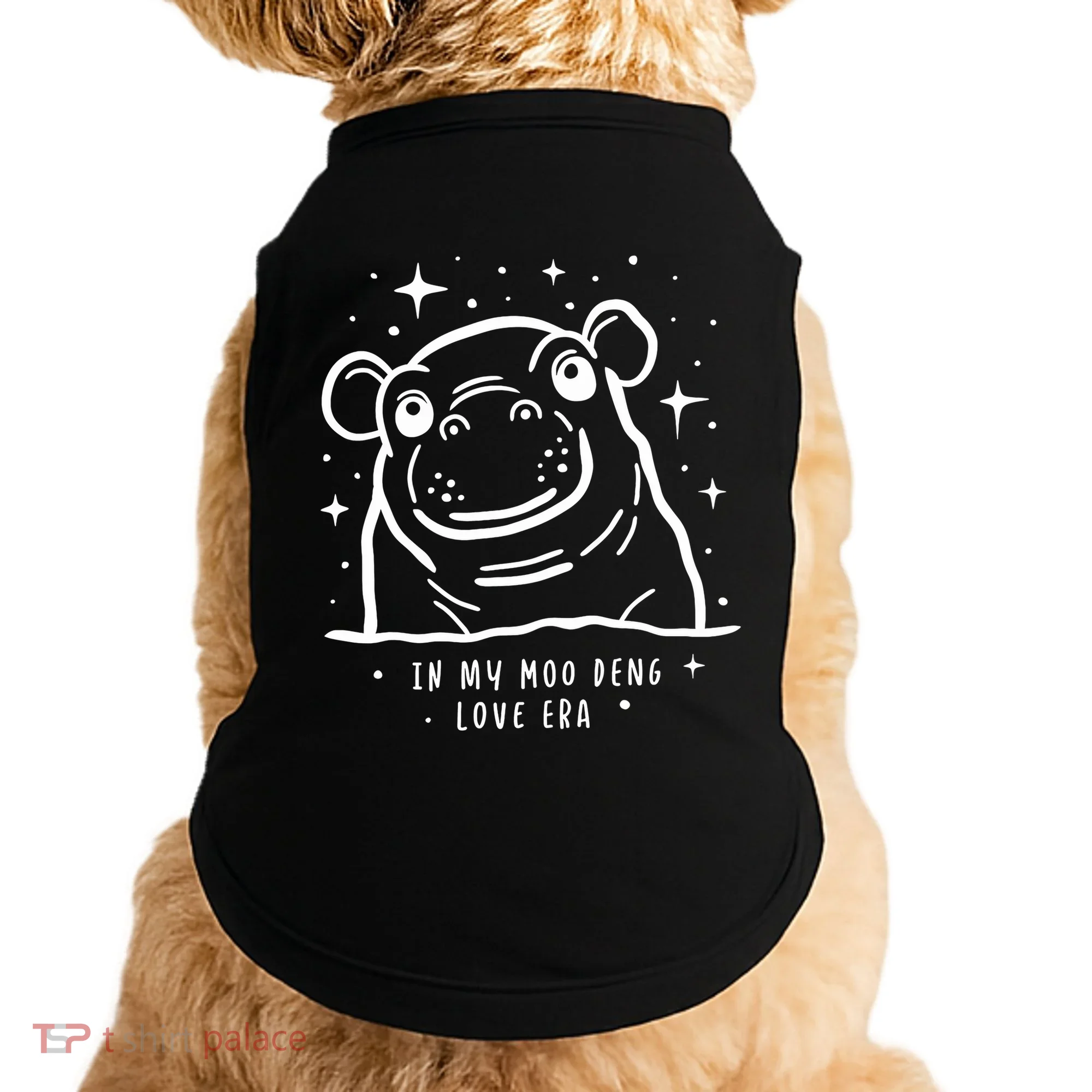 Moo Deng Love Era Minimalist Doggie Tank
