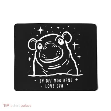 Moo Deng Love Era Minimalist Mousepad