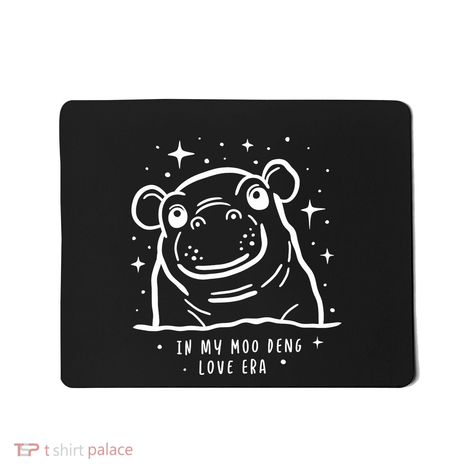 Moo Deng Love Era Minimalist Mousepad