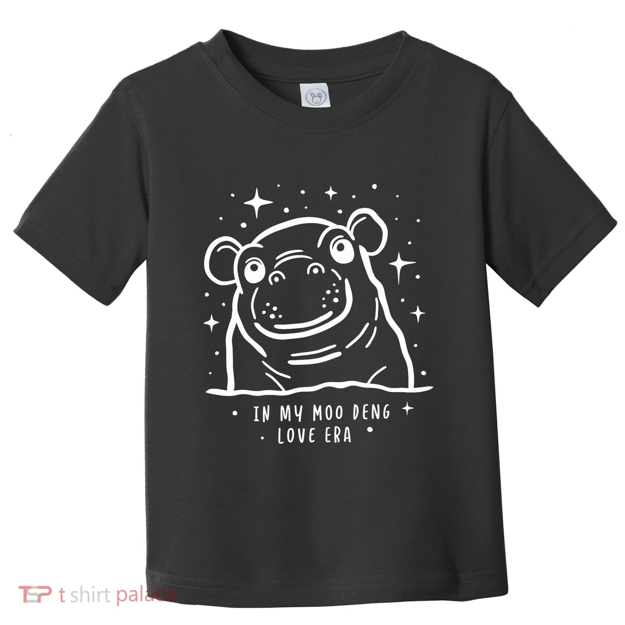 Moo Deng Love Era Minimalist Toddler T-Shirt