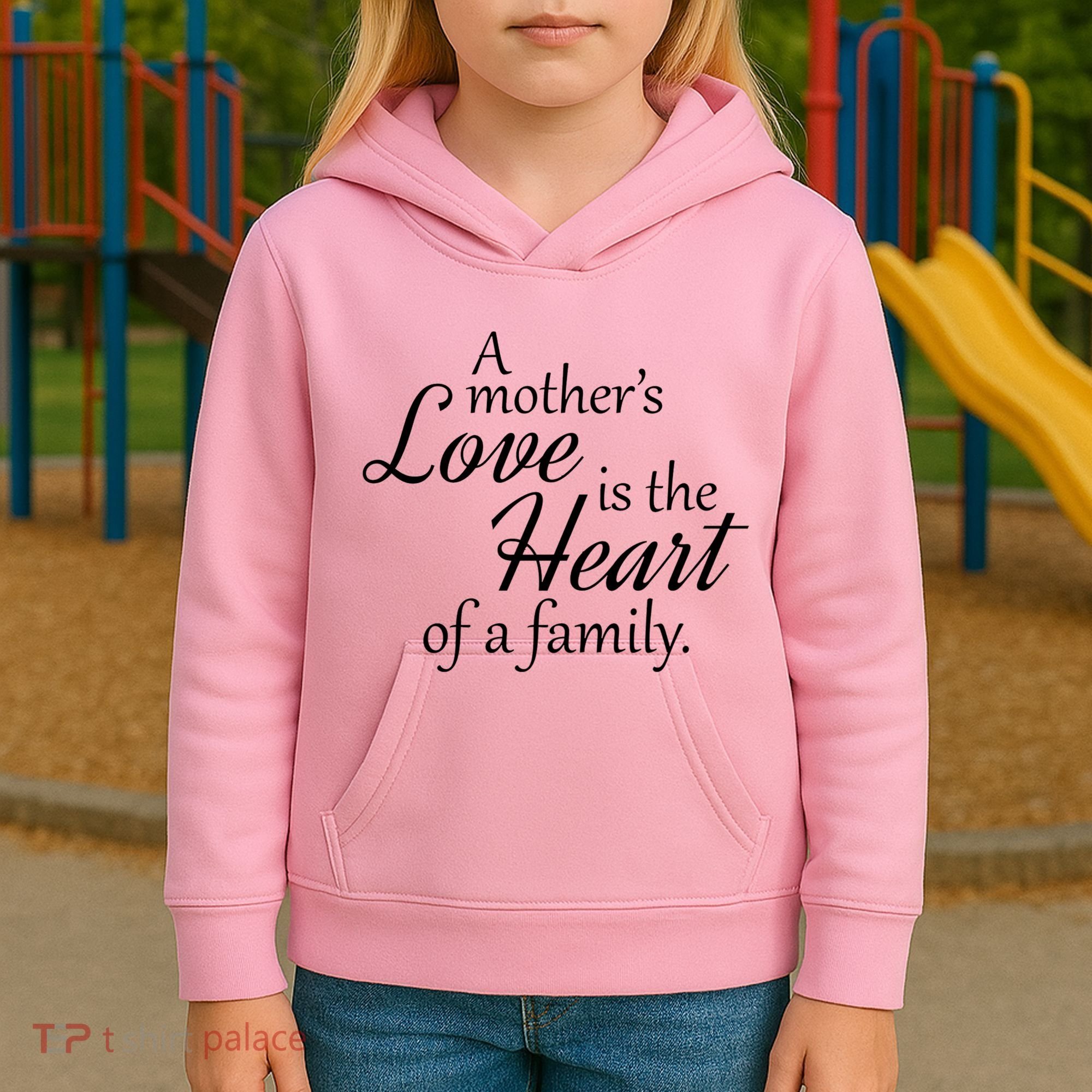 Mother's Day Love Quote Kids Hoodie