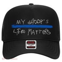 My Daddys Life Blue Lives Matter Police Suppor Cute Gift Hat thumb 0