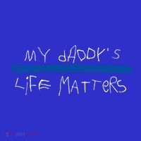 My Daddys Life Blue Lives Matter Police Suppor Cute Gift Tote Bag thumb 4