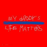My Daddys Life Blue Lives Matter Police Suppor Cute Gift Santa Hat thumb 1