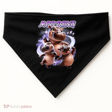 Moo Deng USA-Made Doggie Bandana