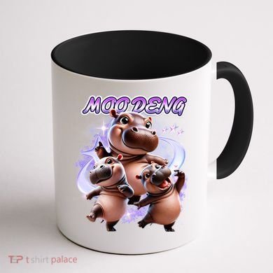 Moo Deng Coffee Mug back