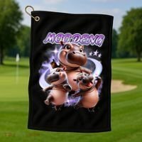Moo Deng Golf Towel thumb 1