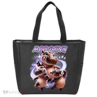 Moo Deng Tote Bag