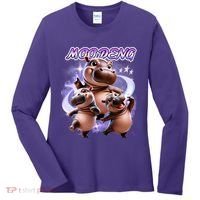 Moo Deng Women's Long Sleeve Shirt thumb 0