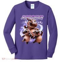 Moo Deng Kids Long Sleeve Shirt thumb 0