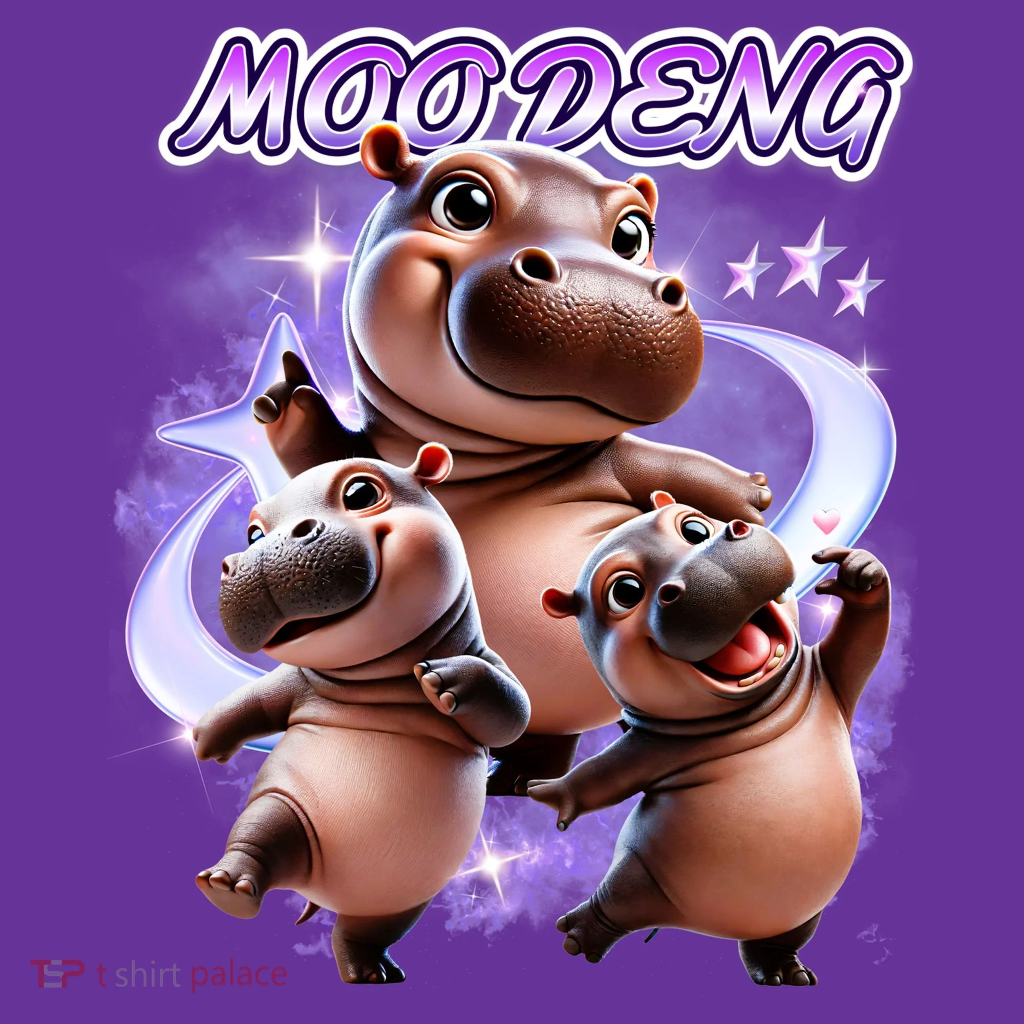 Moo Deng Kids Long Sleeve Shirt