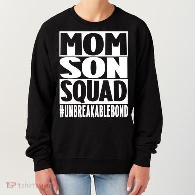 Mothers Day Mom Son Squad Unbreakable Bond Gift Women's Sweatshirt
