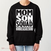 Mothers Day Mom Son Squad Unbreakable Bond Gift Women's Sweatshirt thumb 0