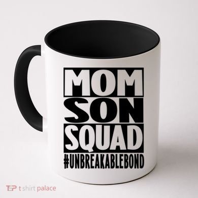 Mothers Day Mom Son Squad Unbreakable Bond Gift Coffee Mug