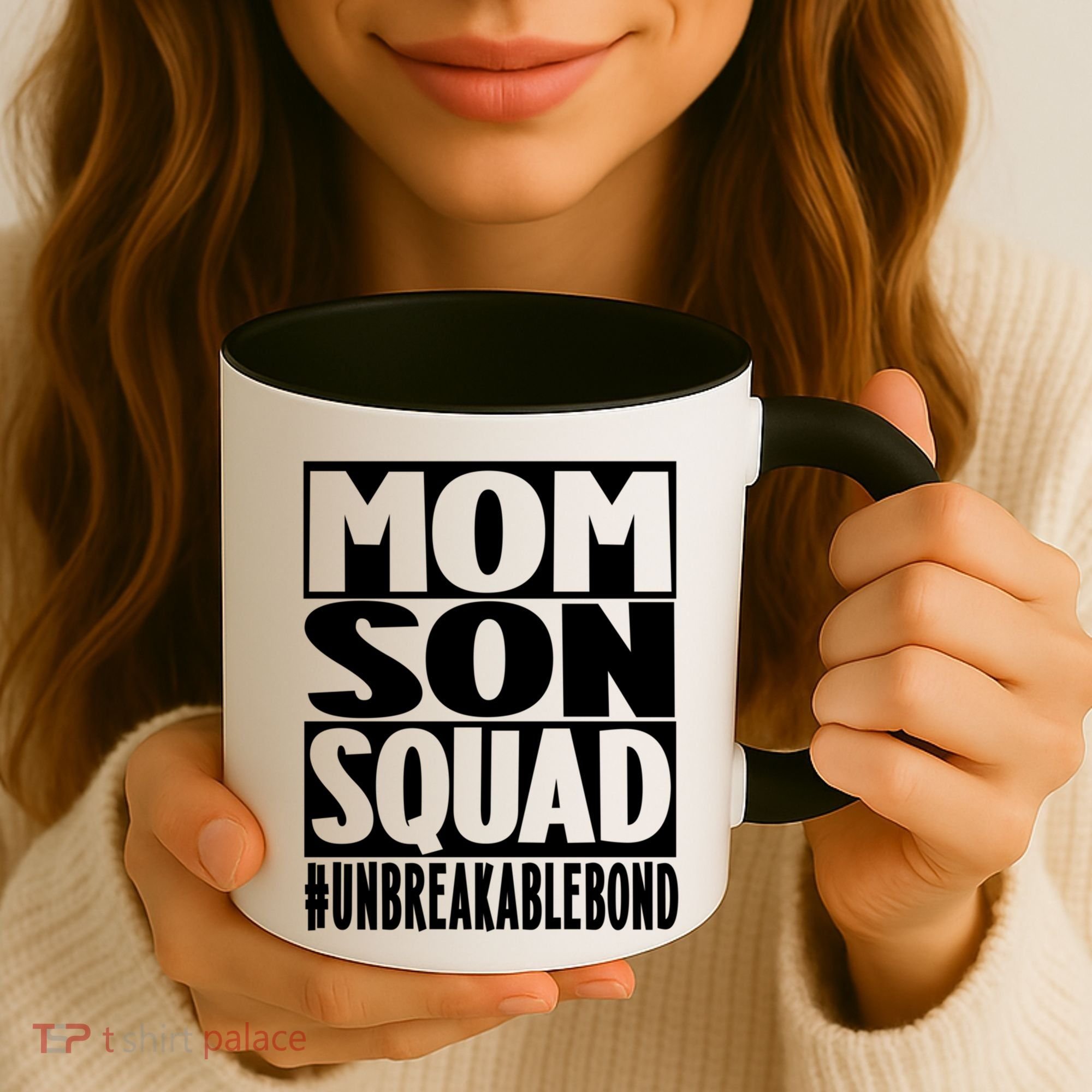 Mothers Day Mom Son Squad Unbreakable Bond Gift Coffee Mug