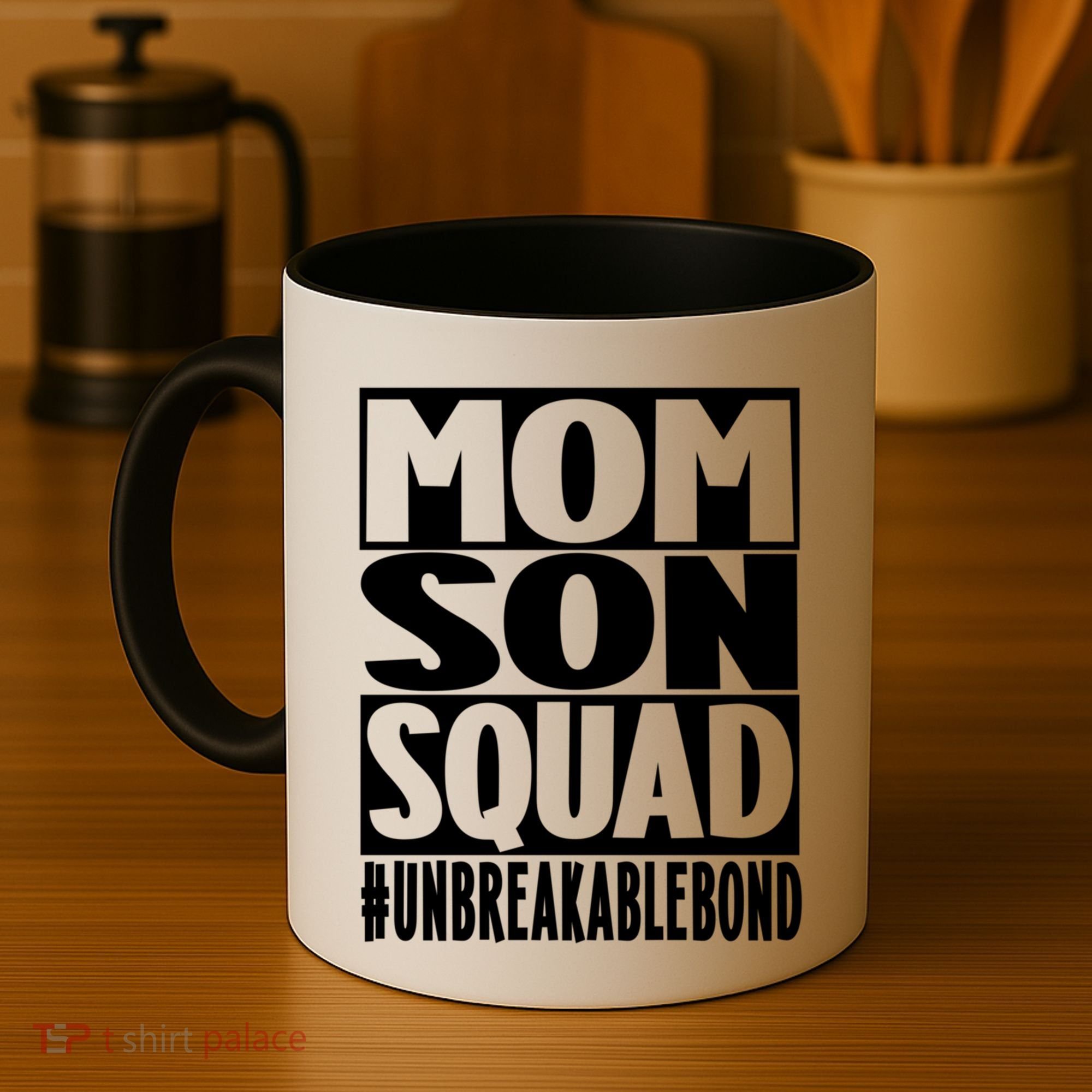 Mothers Day Mom Son Squad Unbreakable Bond Gift Coffee Mug