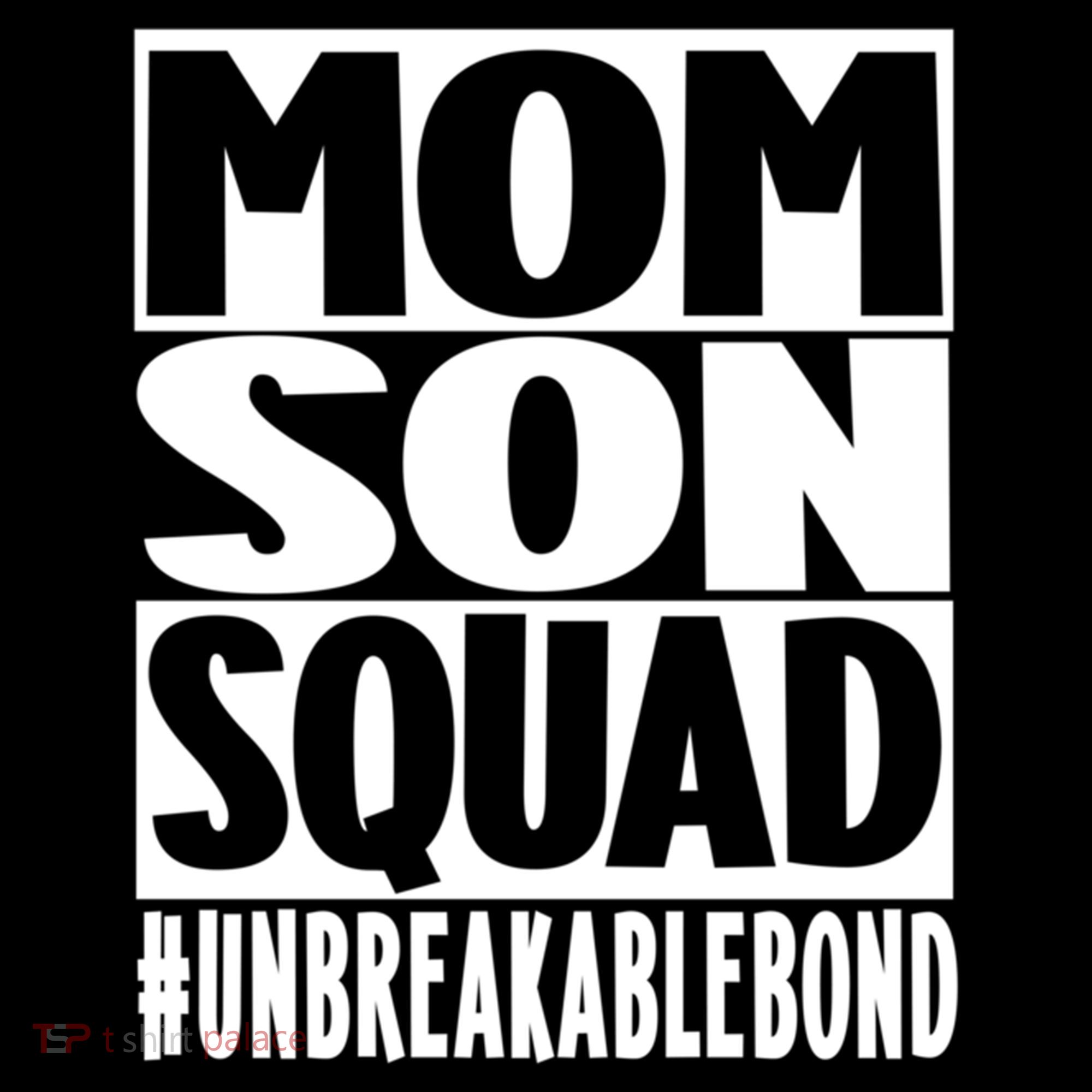 Mothers Day Mom Son Squad Unbreakable Bond Gift Women's Hoodie