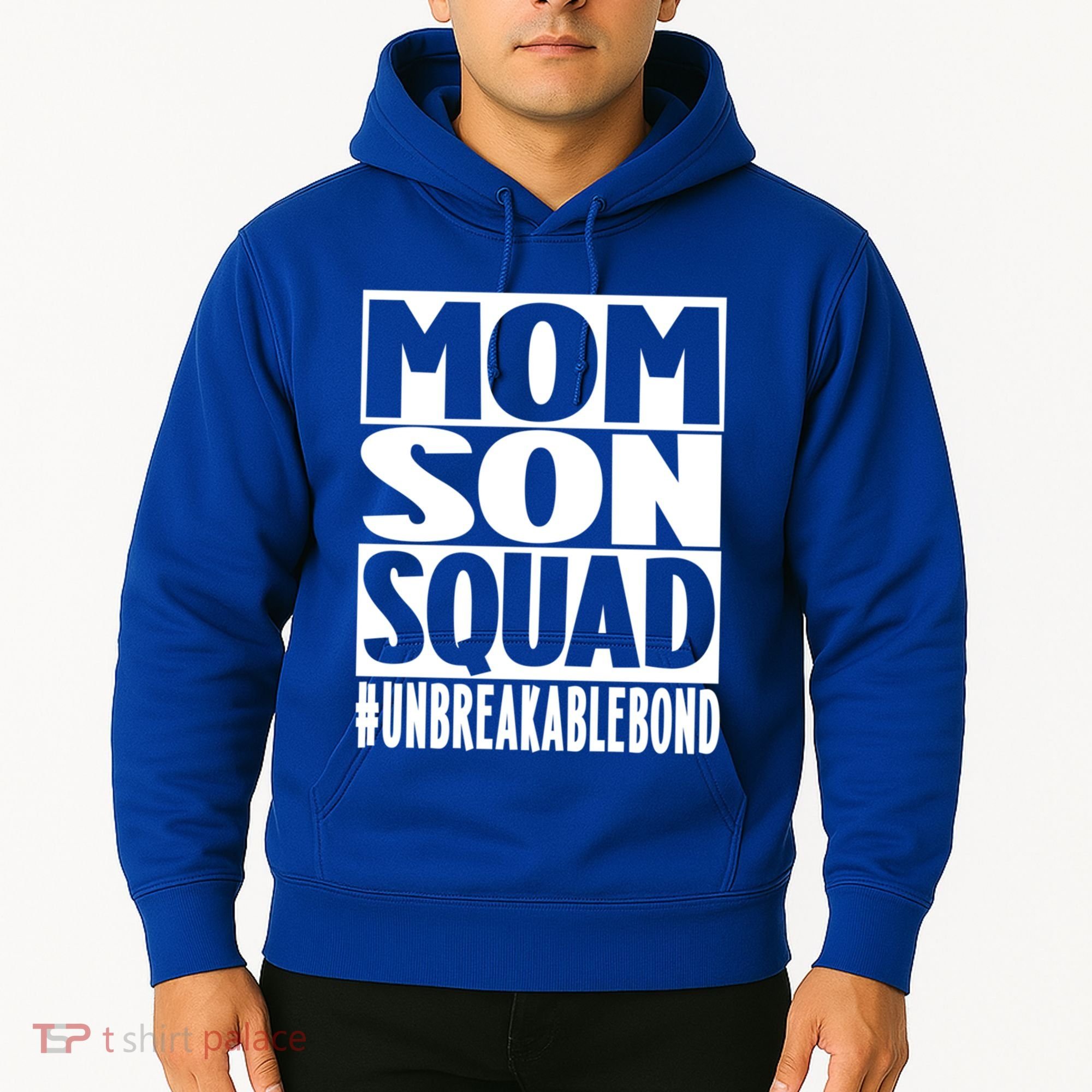 Mothers Day Mom Son Squad Unbreakable Bond Gift Hoodie
