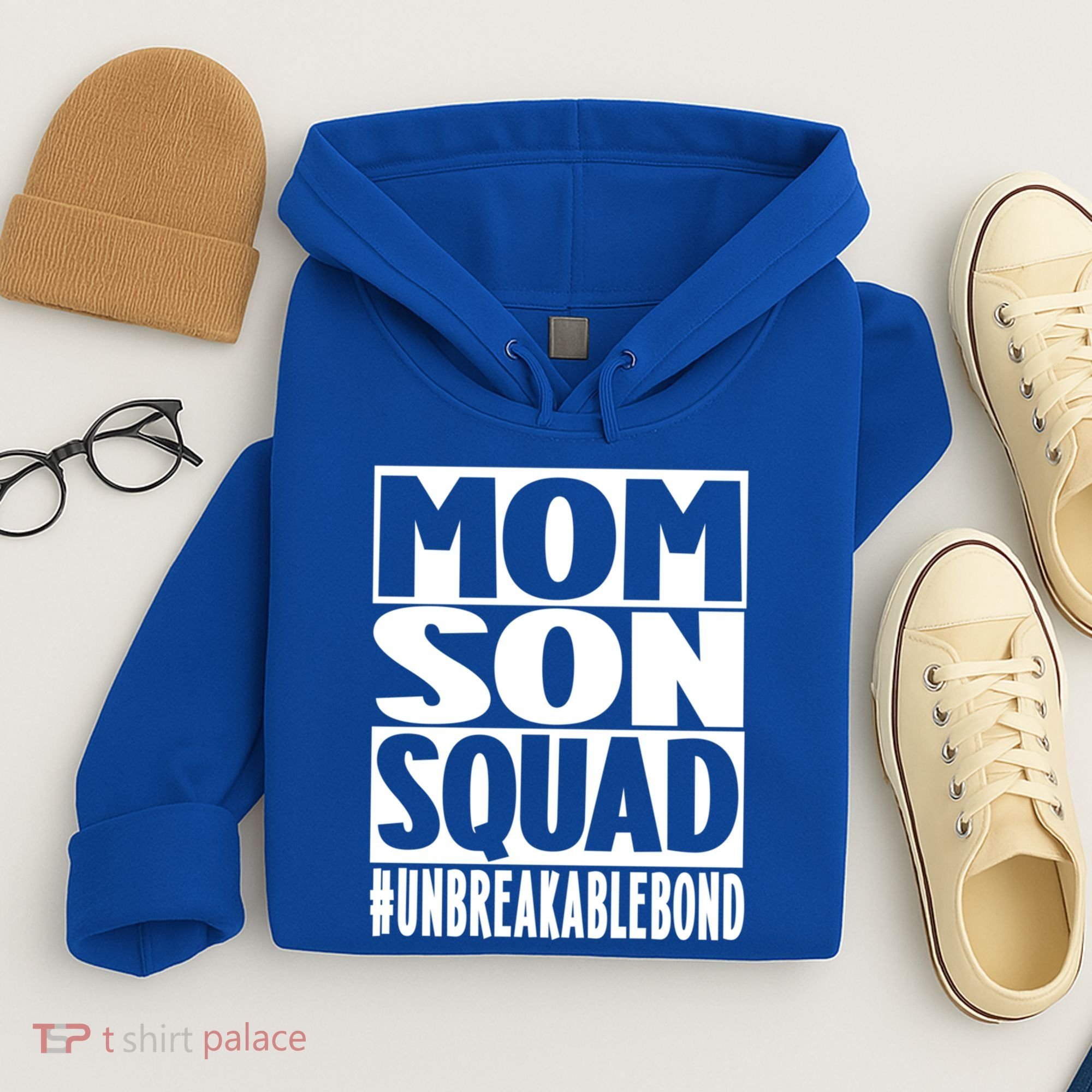 Mothers Day Mom Son Squad Unbreakable Bond Gift Hoodie