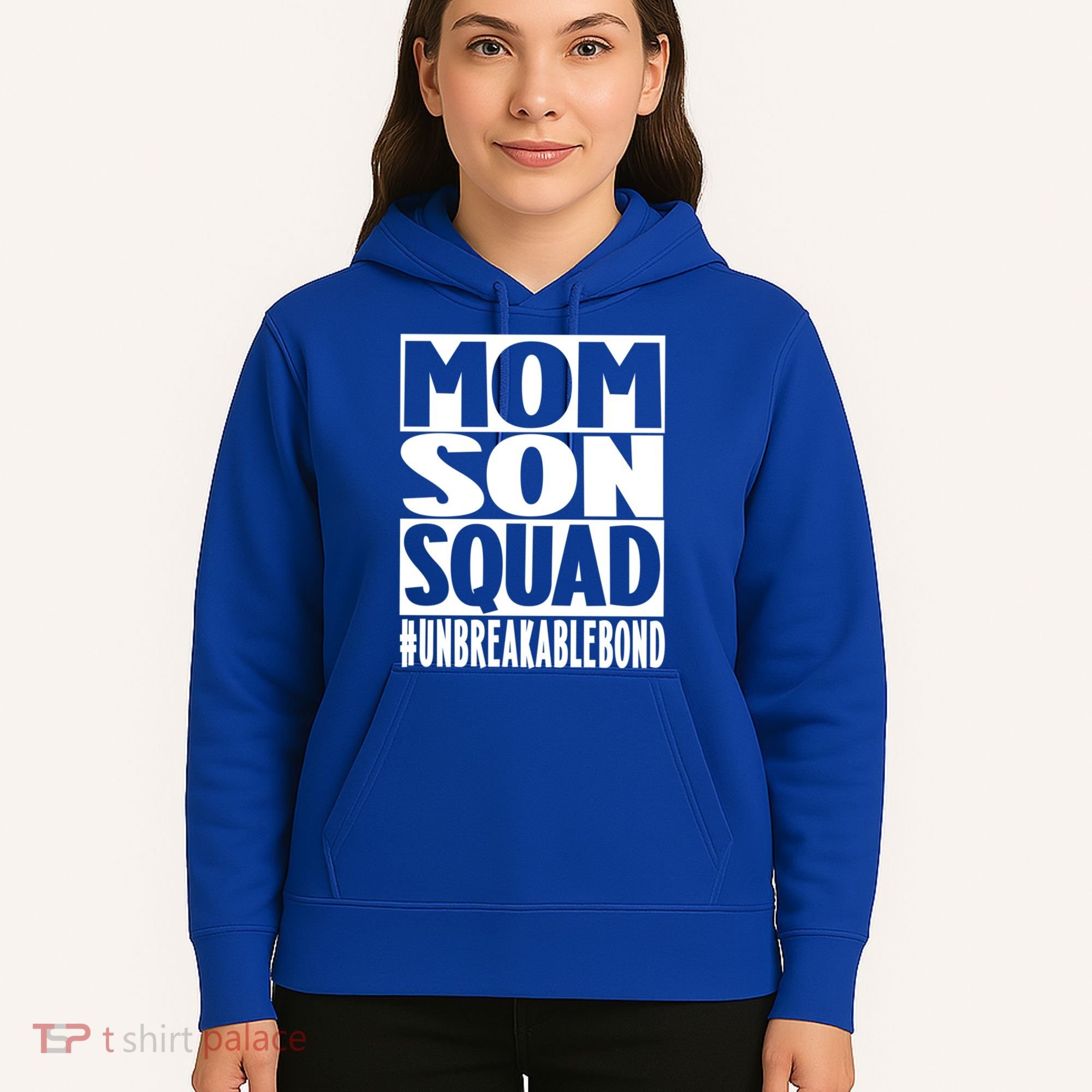 Mothers Day Mom Son Squad Unbreakable Bond Gift Hoodie
