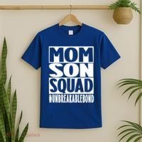 Mothers Day Mom Son Squad Unbreakable Bond Gift T-Shirt thumb 2