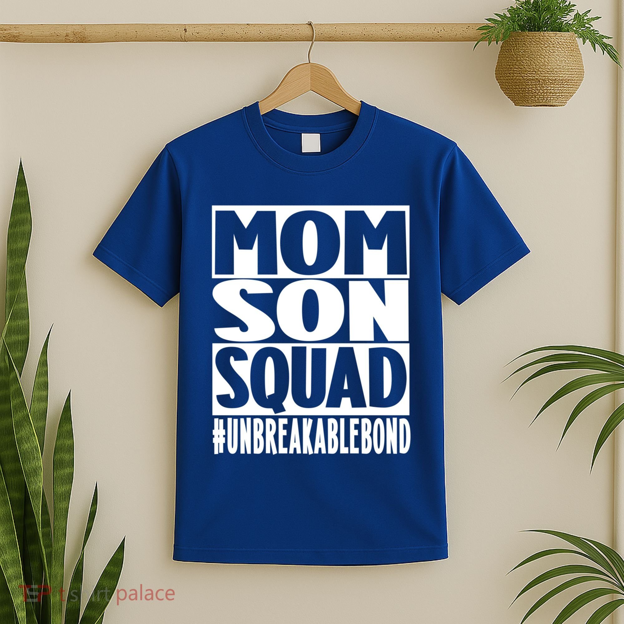 Mothers Day Mom Son Squad Unbreakable Bond Gift T-Shirt