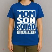 Mothers Day Mom Son Squad Unbreakable Bond Gift T-Shirt thumb 4