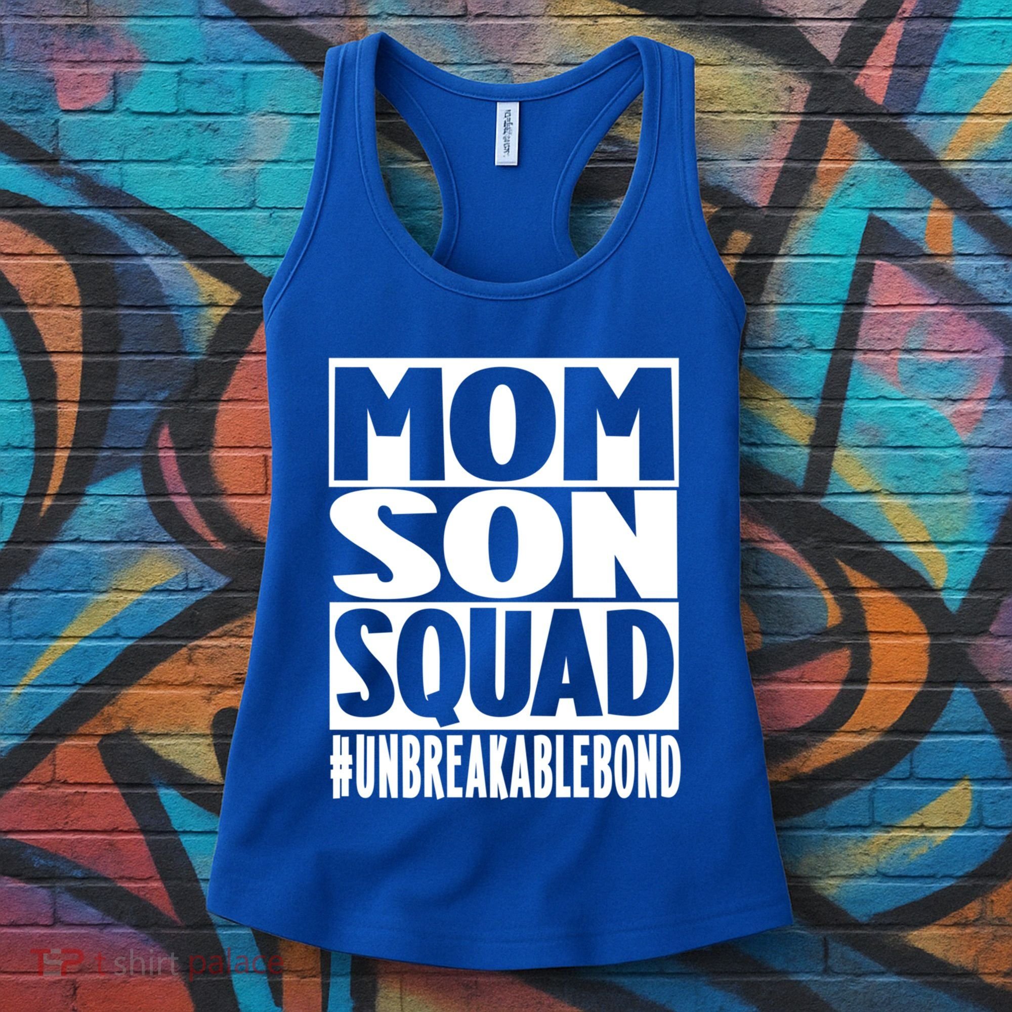 Mothers Day Mom Son Squad Unbreakable Bond Gift Women's Tank Top