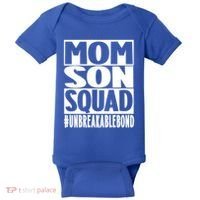 Mothers Day Mom Son Squad Unbreakable Bond Gift Baby Bodysuit thumb 0