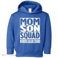 Mothers Day Mom Son Squad Unbreakable Bond Gift Toddler Hoodie thumb 0