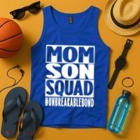 Mothers Day Mom Son Squad Unbreakable Bond Gift Tank Top thumb 4