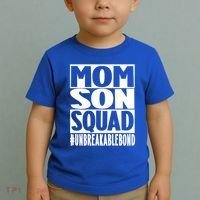 Mothers Day Mom Son Squad Unbreakable Bond Gift Toddler T-Shirt thumb 2
