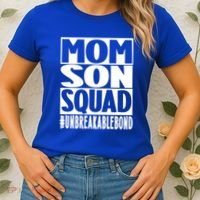 Mothers Day Mom Son Squad Unbreakable Bond Gift Women's T-Shirt thumb 2