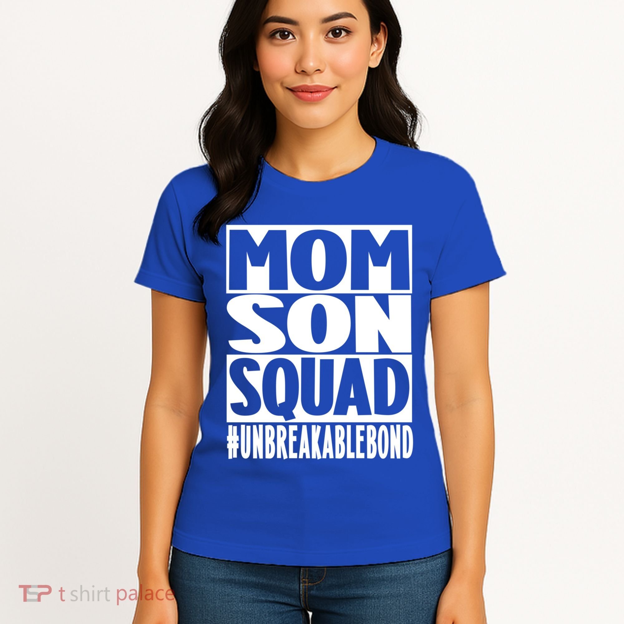 Mothers Day Mom Son Squad Unbreakable Bond Gift Women's T-Shirt