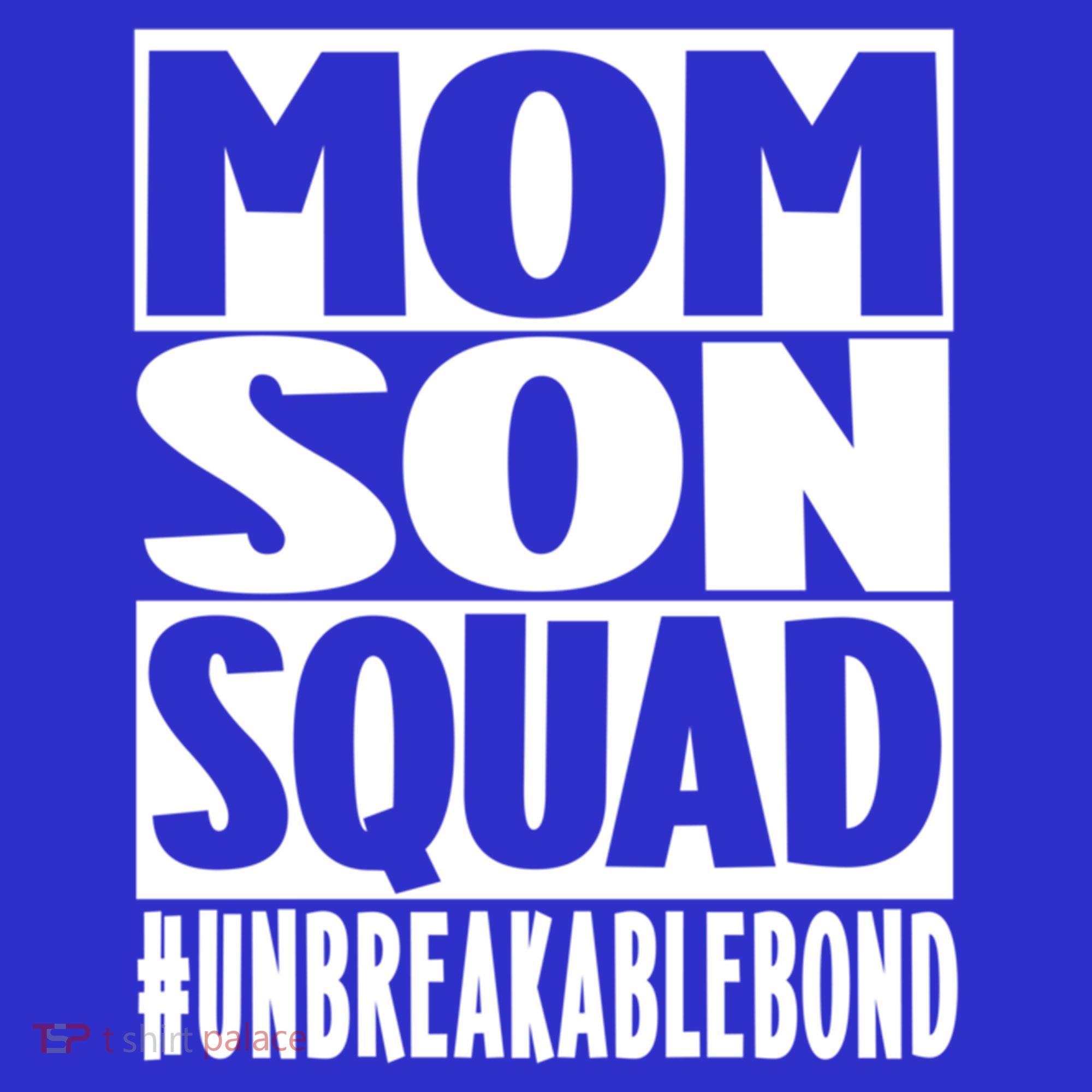 Mothers Day Mom Son Squad Unbreakable Bond Gift Kids Sweatshirt