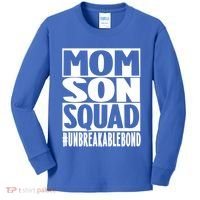 Mothers Day Mom Son Squad Unbreakable Bond Gift Kids Long Sleeve Shirt thumb 0