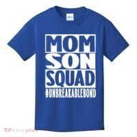 Mothers Day Mom Son Squad Unbreakable Bond Gift Kids T-Shirt thumb 0