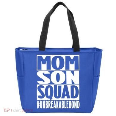 Mothers Day Mom Son Squad Unbreakable Bond Gift Tote Bag