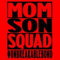 Mothers Day Mom Son Squad Unbreakable Bond Gift Santa Hat thumb 1