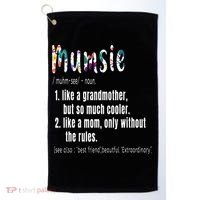 Mumsie Definition Mother's Day & Birthday Gift Grandmother Golf Towel thumb 0