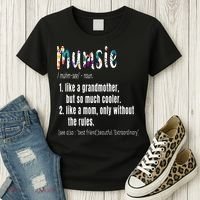 Mumsie Definition Mother's Day & Birthday Gift Grandmother Women's T-Shirt thumb 3