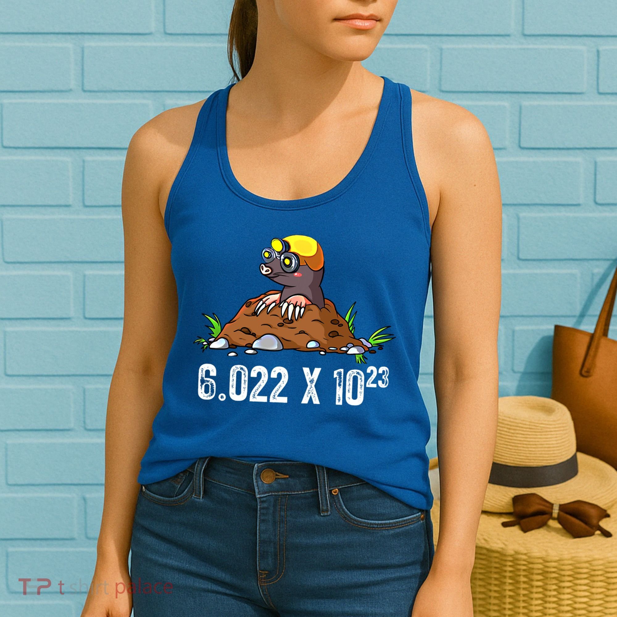 Mole Day Meaningful Gift Avogadros Number Funny Chemistry Mole Meaningful Gift Women's Tank Top