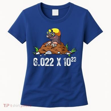Mole Day Meaningful Gift Avogadros Number Funny Chemistry Mole Meaningful Gift Women's T-Shirt