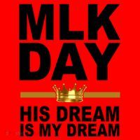 MLK Day Martin Luther King His Dream Is My Dream Santa Hat thumb 1